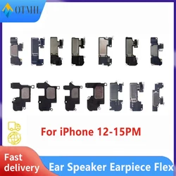 Earpiece Speaker Flex Cable For iPhone 12 13 Mini 14 15 Plus Pro MAX Front Top Ear Sound Mobile Phone Parts Replacement Repair