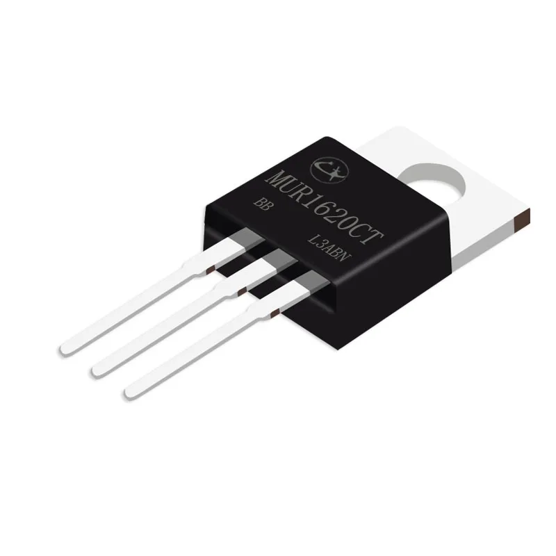 10pcs MUR1620CT 16A 200V TO-220AB ULTRAFAST RECOVERY RECTIFIERS