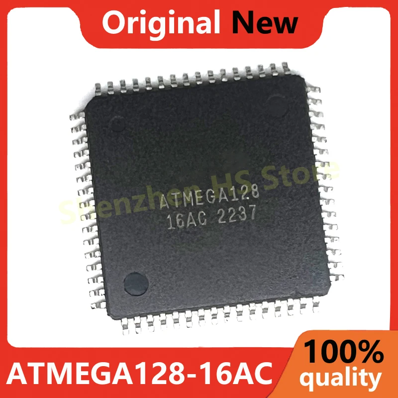 (1piece)100% New ATMEGA128-16AC ATMEGA128-16AU ATMEGA128-16AI ATMEGA128L-8AI ATMEGA128L-8AU ATMEGA128A-AU QFP-64 Chipset
