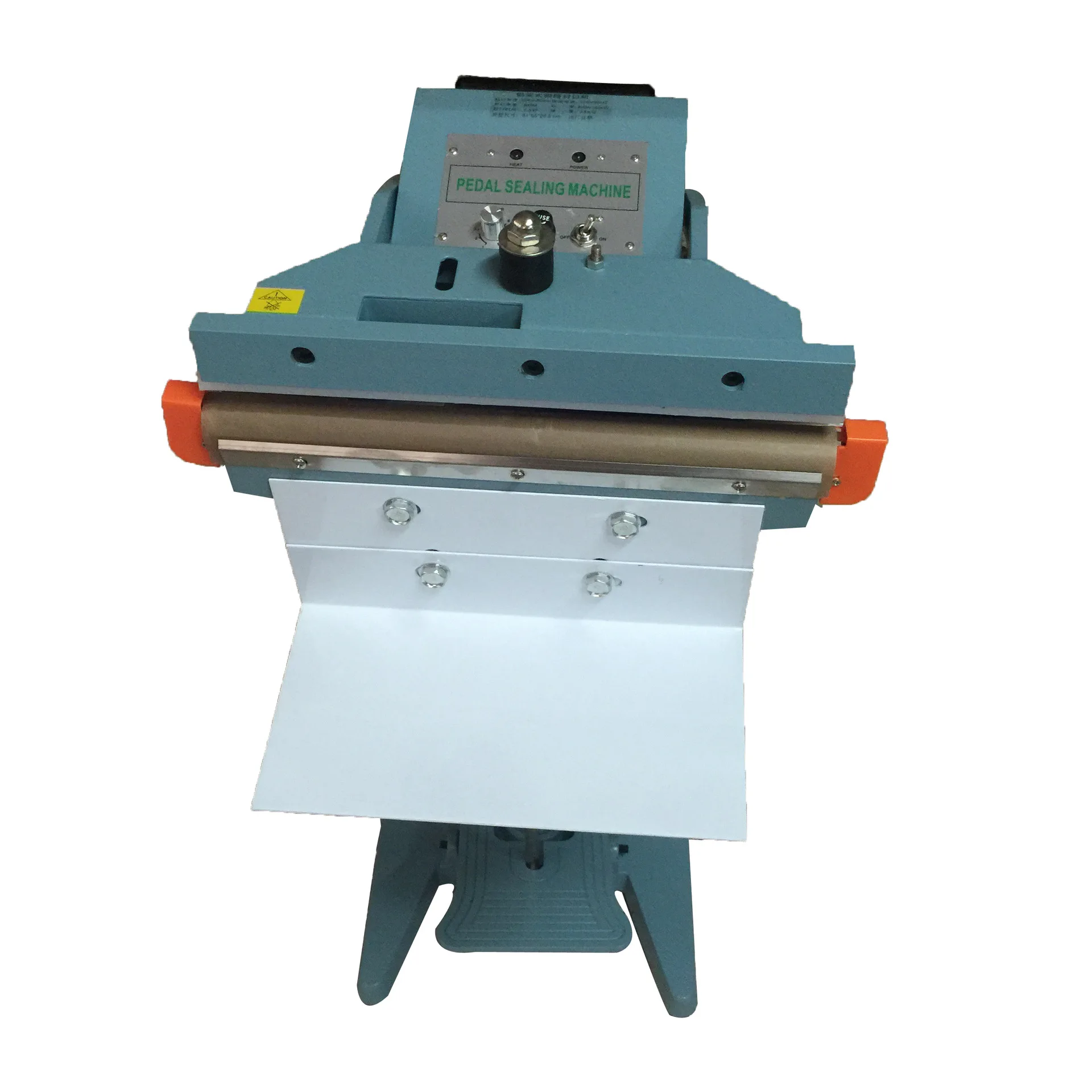 High Quality Electric Automatic Horizontal Band Sealer Heat Sealing Machine Plastic Bags Wood Paper Commodity Food Energy Saving
