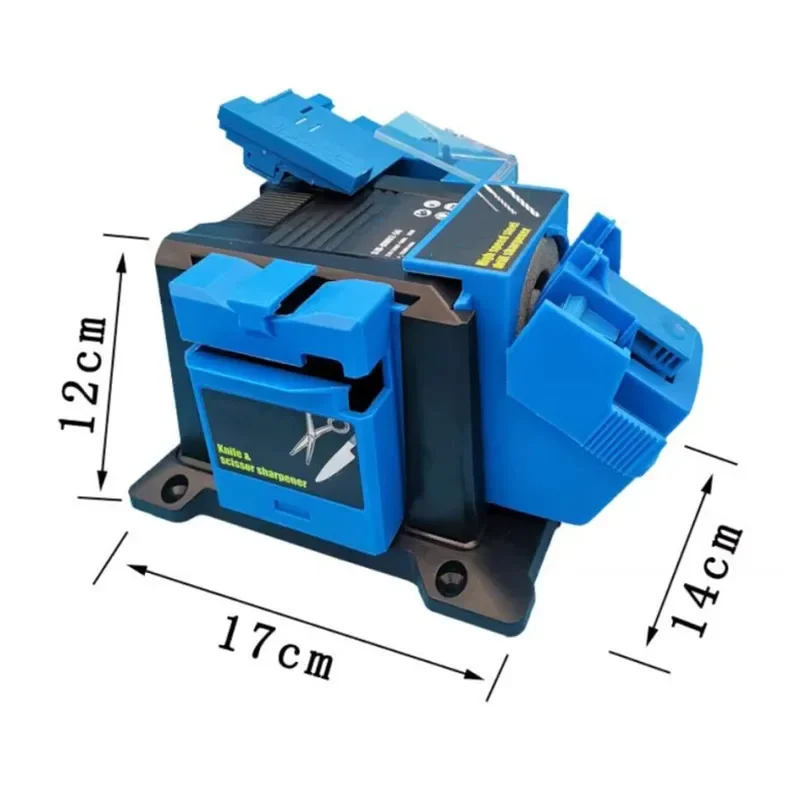 

Многофункциональная точилка для ножей, домашние настольные ножницы, строгальный шлифовальный станок, спиральный сверлильный инструмент