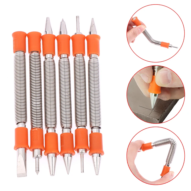 Z. Spring Tool Chisel Nail Punch Center Punch Pinning Punch Spring Loaded Rivet Removal Kit For Wood