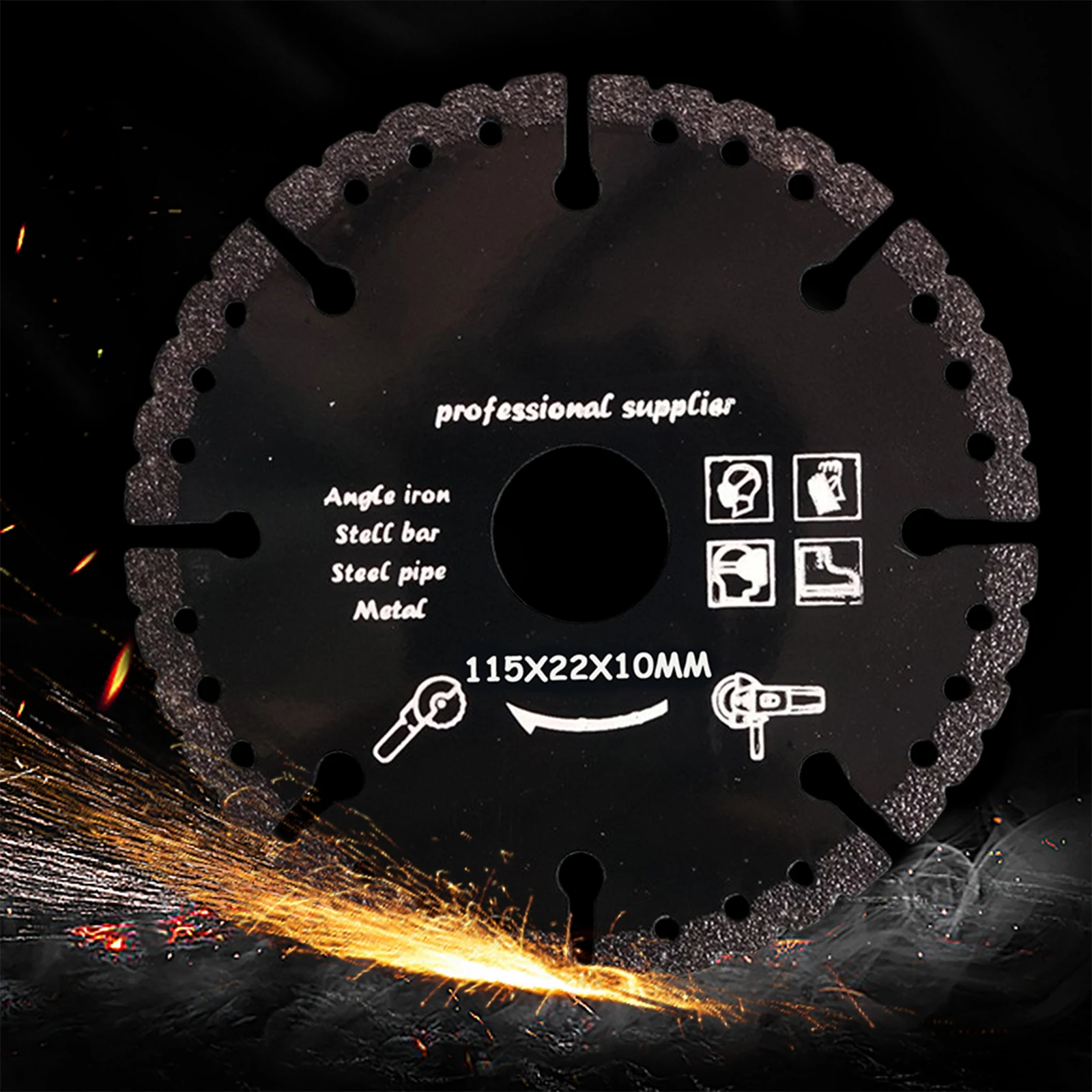 

3Pcs Angle Grinder Discs 22mm Aperture Diamond Blades 1.3mm Thickness for Metal Steel Concrete Stone Tile Porcelain