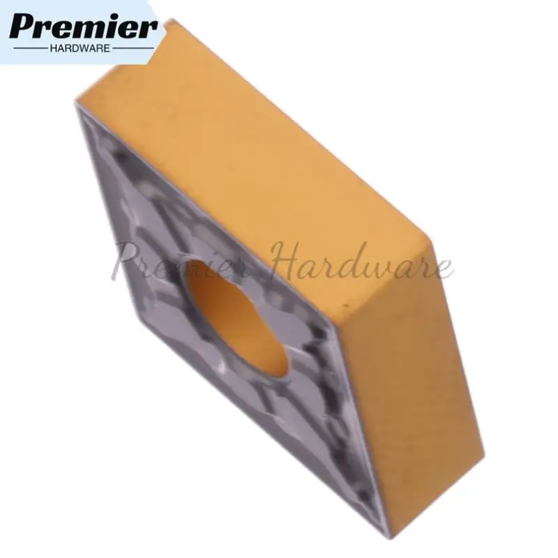 Противоударная и износостойкая двухцветная прорезная пластина. Токарная пластина из стали CNMG120404-AM SP3200.