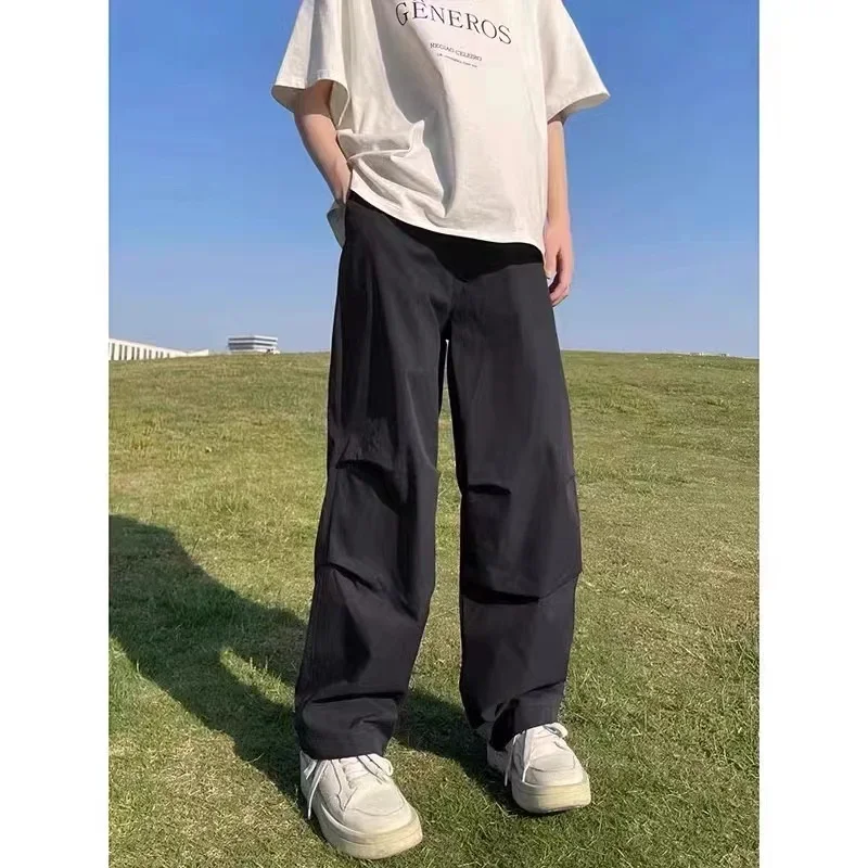 Damenmode, lange Damenhose mit Kordelzug, Damen-Arbeitshose im europäischen und amerikanischen Stil, voll passende High-Street-Sporthose