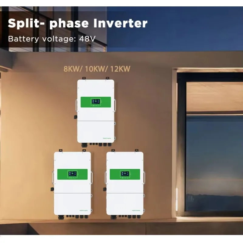 

10Kw Dual Output Off on Grid Invertor 48V Hybrid Solar Inverter Pure Sine Wave Solar Inverters With MPPT Controller