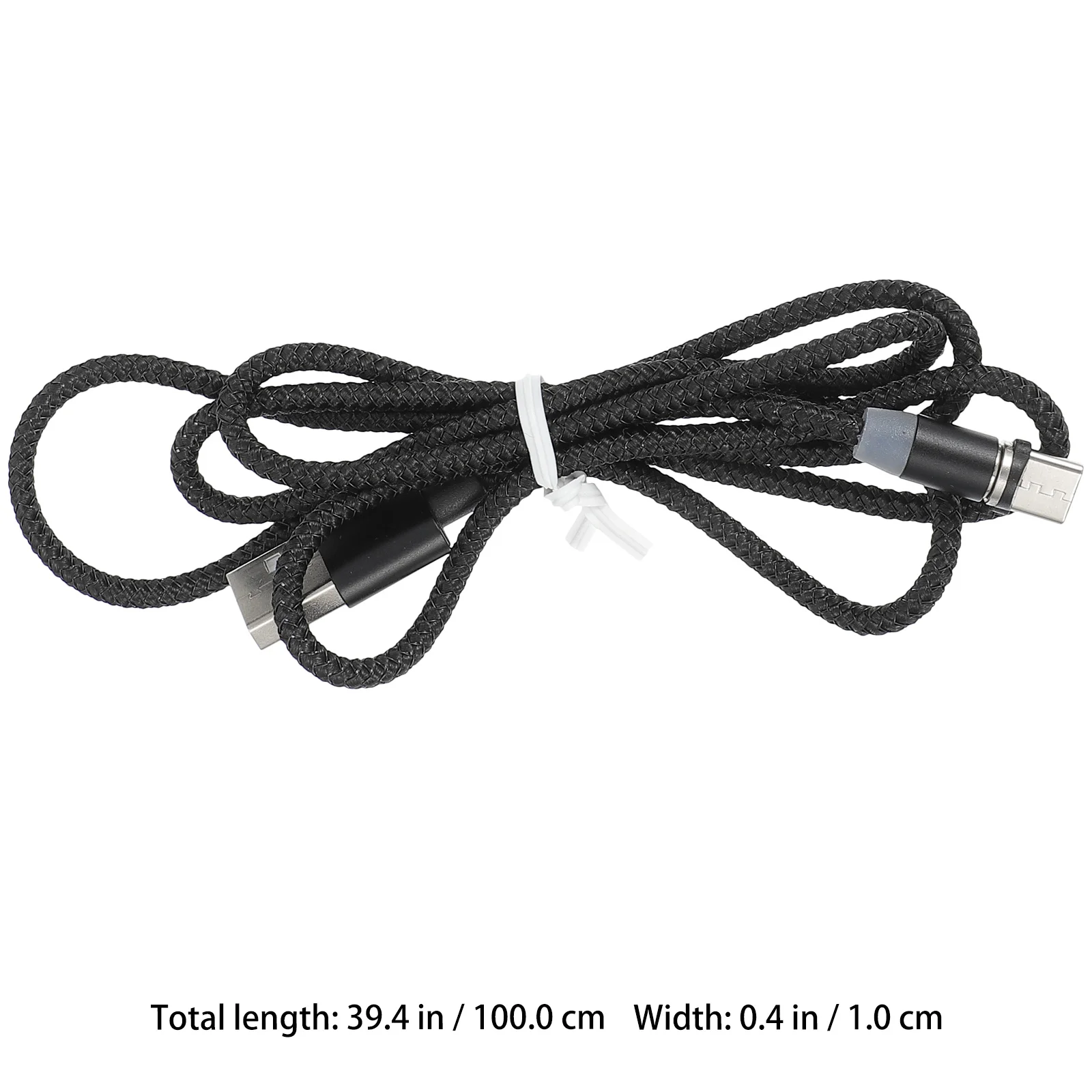 

Magnetic Usb Cable For Phone 1 Meter Type-C Cord Durable Nylon 360° Adjustable Connector Dark Data Charging