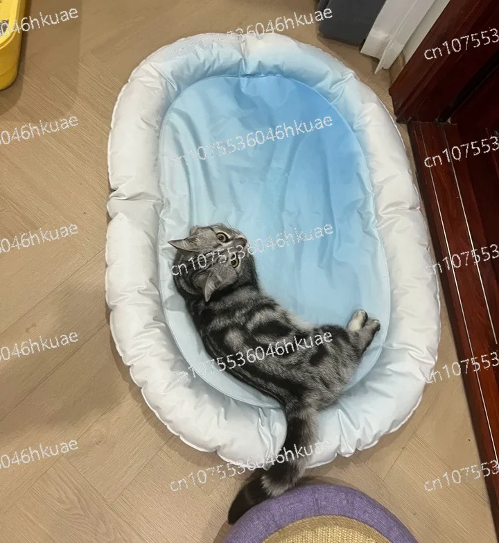 Summer Pet Cooling Mat Breathable Ice Pad Soft Sleeping Cushion For Dog Cat Rest Cooling Bed Pad