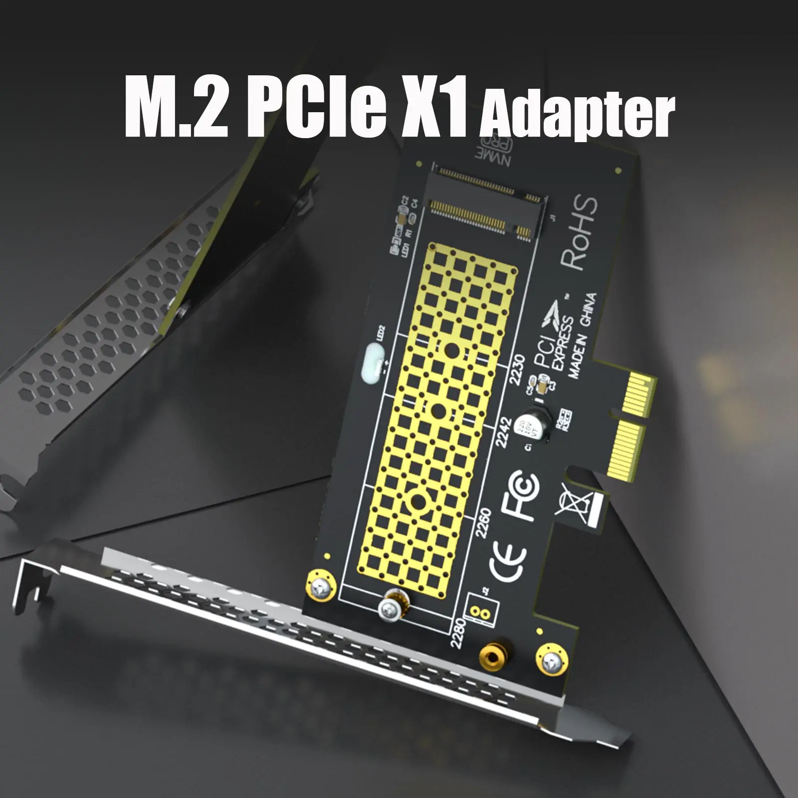 

Адаптер M.2 NVMe на PCIe X1