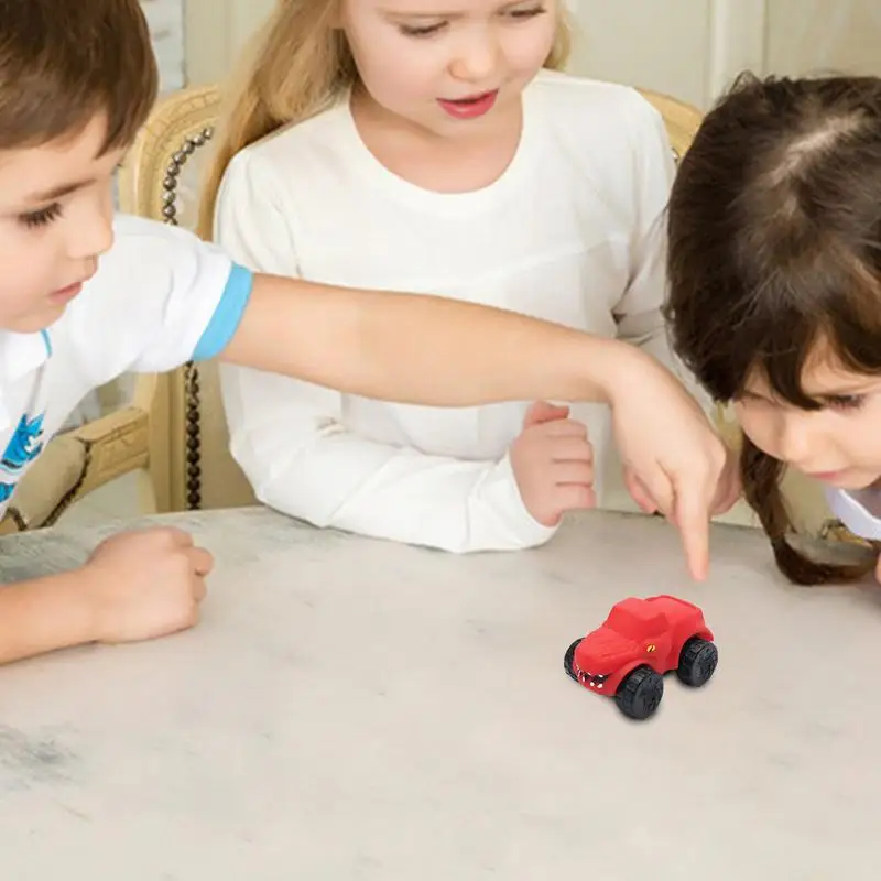 Kids Mochi Car Toys Cute Stretchable Car Mochi Car Party Favors TPR Inertial Wheeled Toy Car Inertial Car Toy Car Party Favors