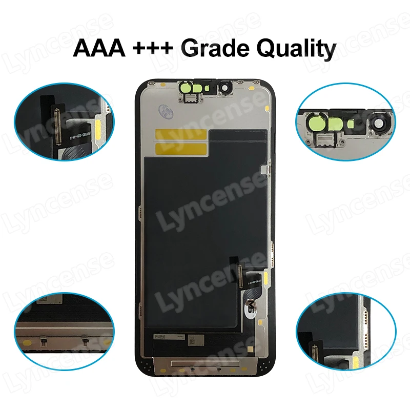 Tela oled aaa para iphone 13 display gx lcd com tela de toque 3d para iphone 13 lcd digitador assembléia substituição