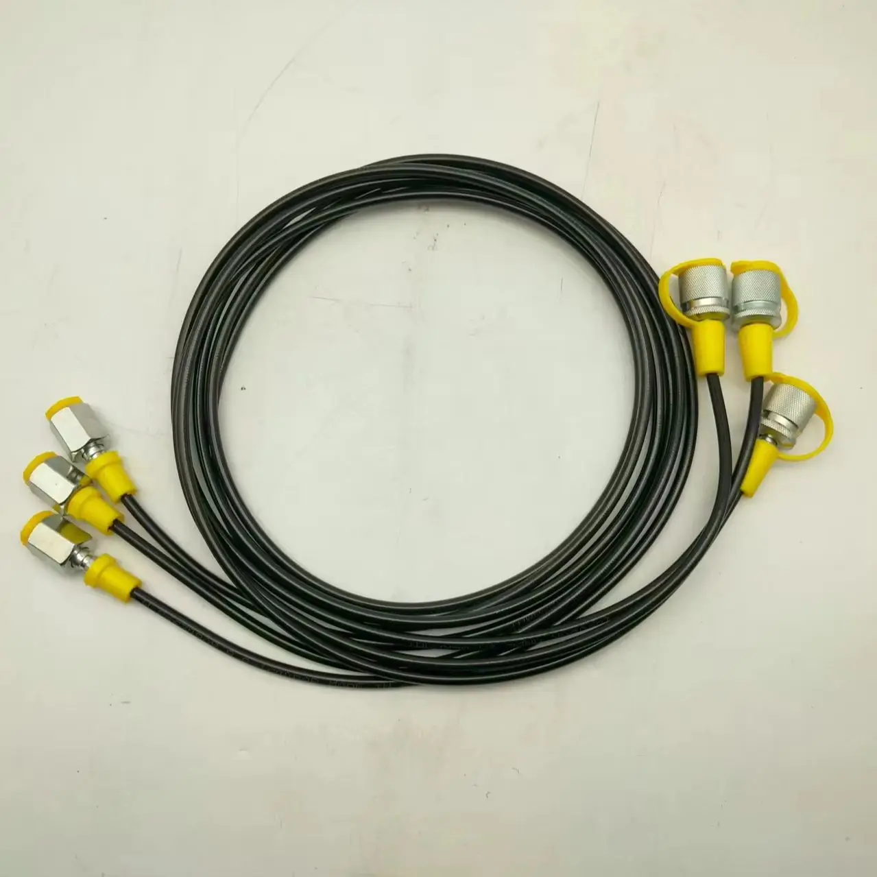 Hydraulic Pressure Test Kit Include 3 Gauges 3 Test Hoses 11 Couplings for Excavator Hydraulic Test Set with Carrying Box