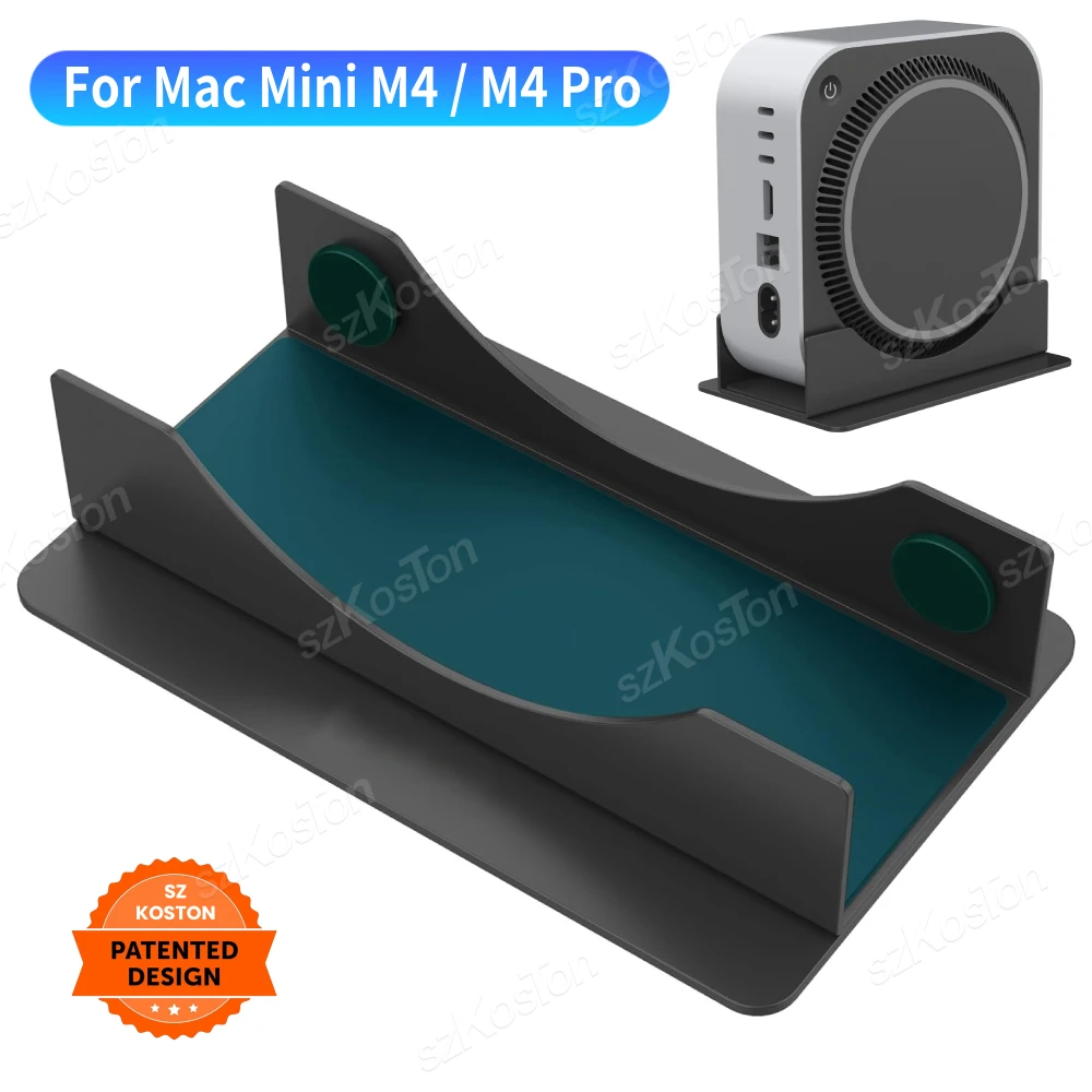 Support de bureau en métal pour ordinateur de bureau Mac Mini M4, Base antidérapante, support Vertical pour Mac Mini M4 Pro, 2024