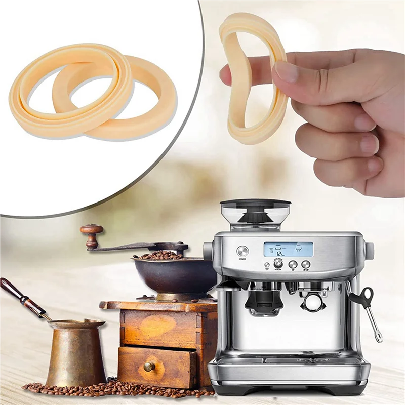 【هدية مثالية!】خاتم بخار من السيليكون مقاس 54 مم، 15 عبوة من حشية رأس المجموعة لآلة Breville Espresso 878/870/860/840/810/500/450/ Sage