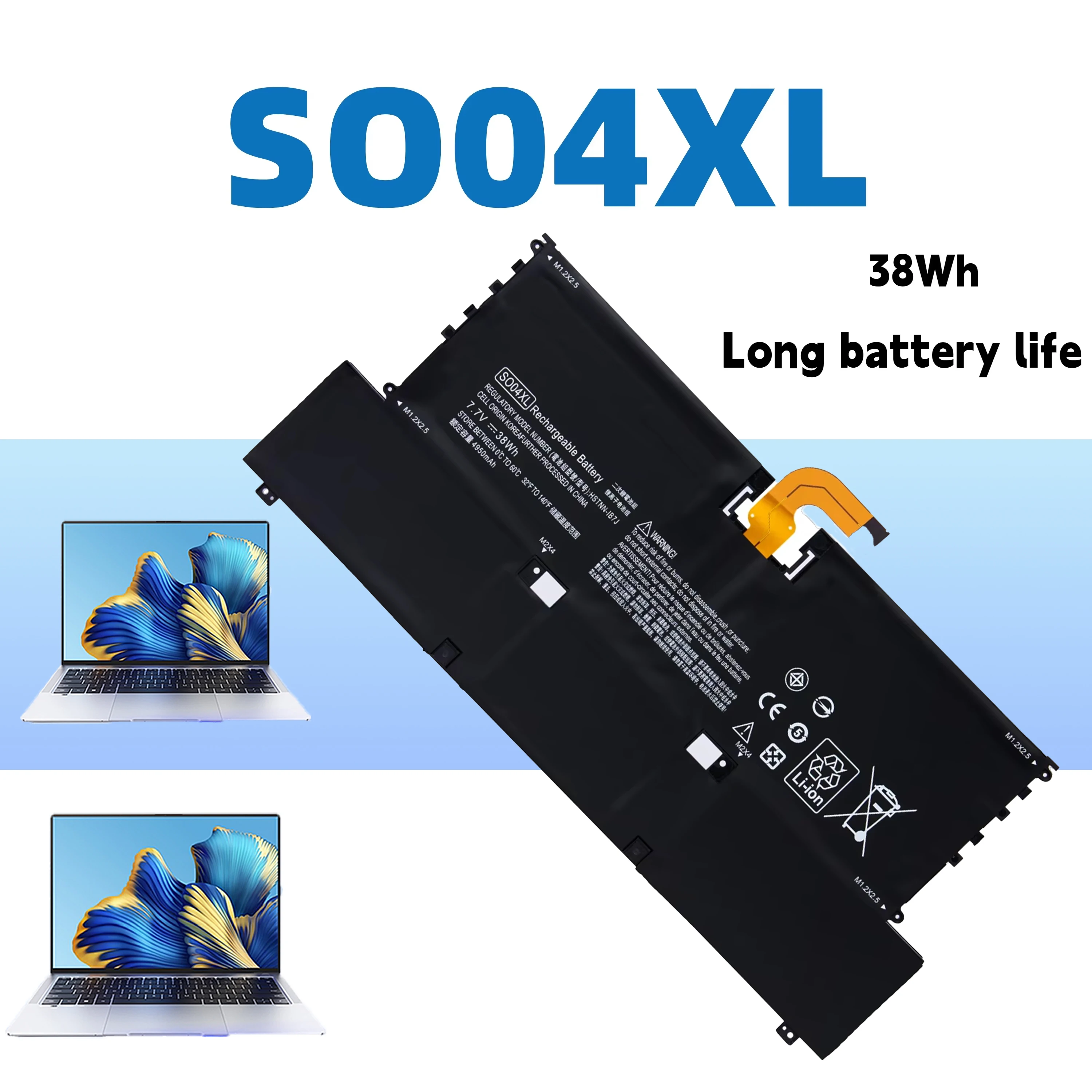 

AUSSY SO04XL 38Wh Laptop Battery For HP Spectre 13-V016TU V015TU V014TU V000 V030NG V020TU V123T 844199-855 TPN-C127 HSTNN-IB7J