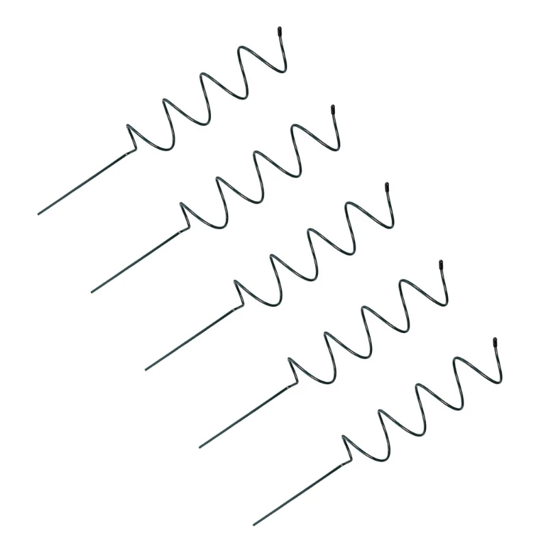 5PCS Garden Stakes Stakes Metal Plant Training Rod Suporte crescimento vertical Stand para tomate e planta