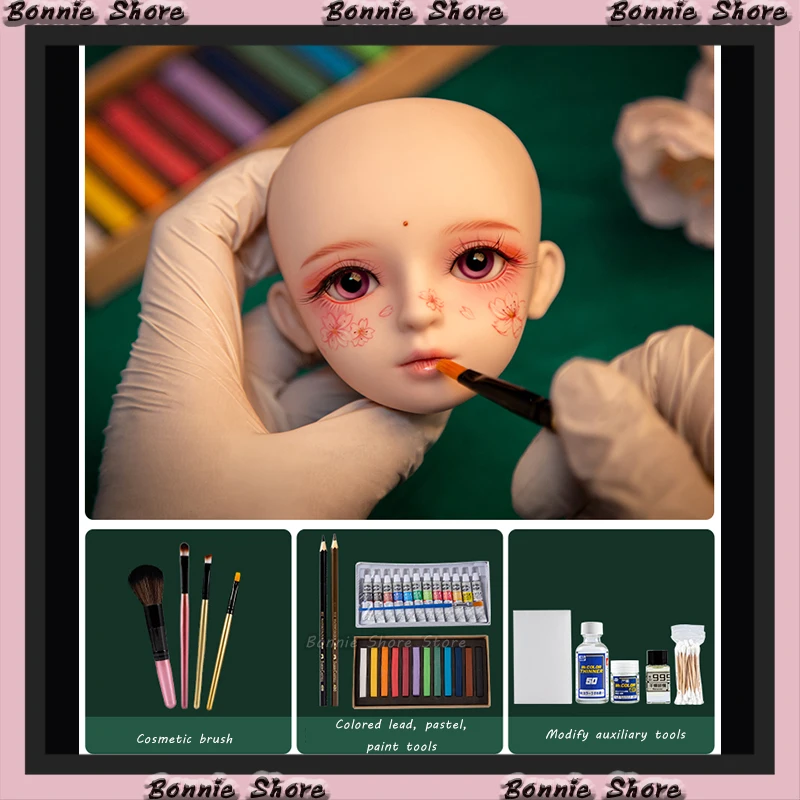 

Dbs Primary/Intermediate Makeup Tools Ice Blaise Doll BJD Custom Tool Palette Paintbrush Makeup DIY Doll Face Child Girl Gifts