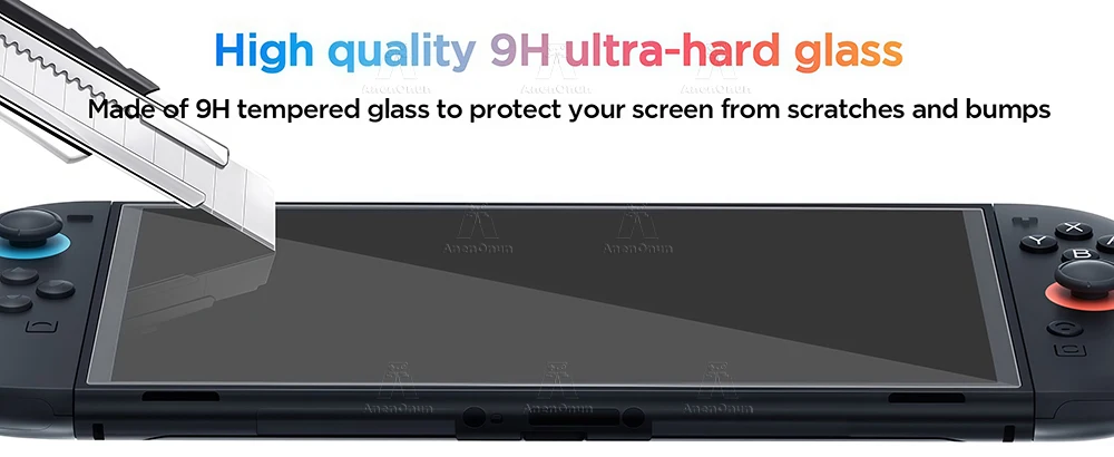 Ultra HD Panzerglas für Switch 2 mit Bildschirmschutz-Ausrichtungsrahmen Bruchsicher Kratzfest 2,5D Gebogene Kante Blasenfrei – Detail 3