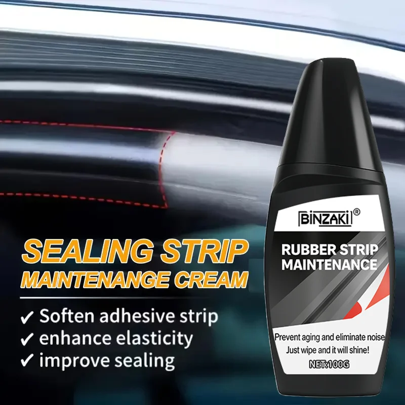 Rubber Seal Protector for Doors Belts, Anti-Stick Restore Elasticity Reduce Noise