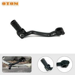 OTOM palanca de cambio de marchas de acero plegable, accesorio de motocicleta, Pedal de palanca de cambios para HONDA CB KAYO T4 GUIZUN MX6 Series ATV Pit Dirt Bike