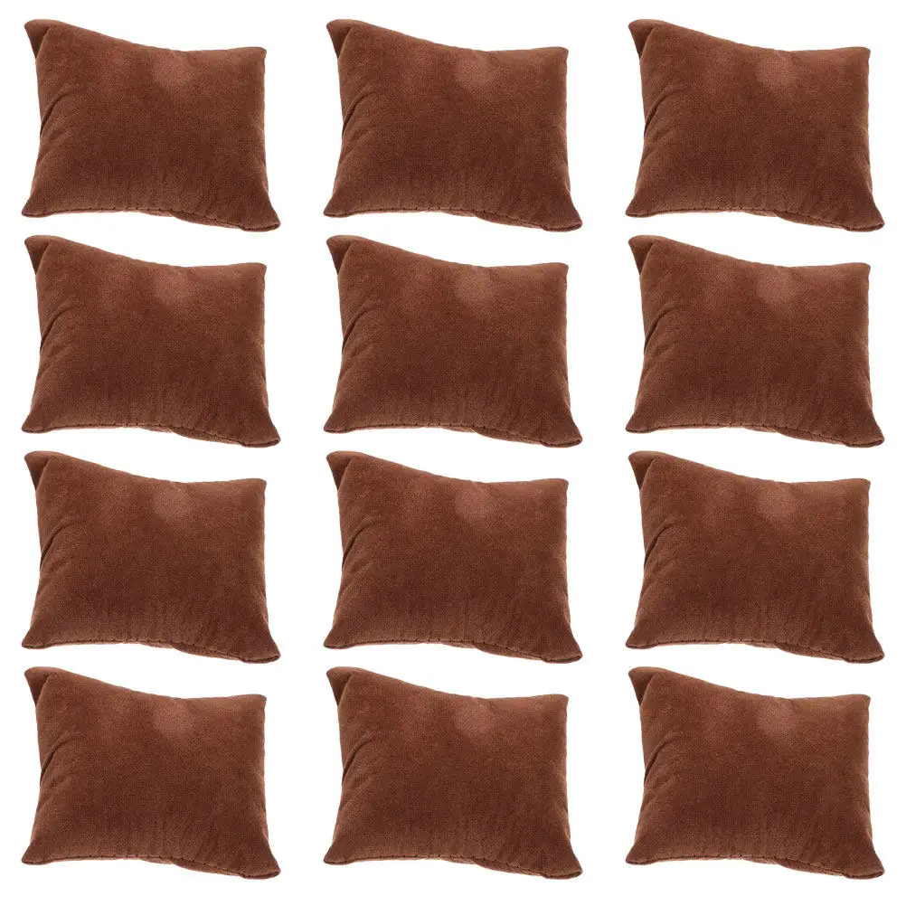 

12Pcs Watch Display Pillows Small Flannel Cushions for Watch Bracelet Jewelry Packaging and Display Protection