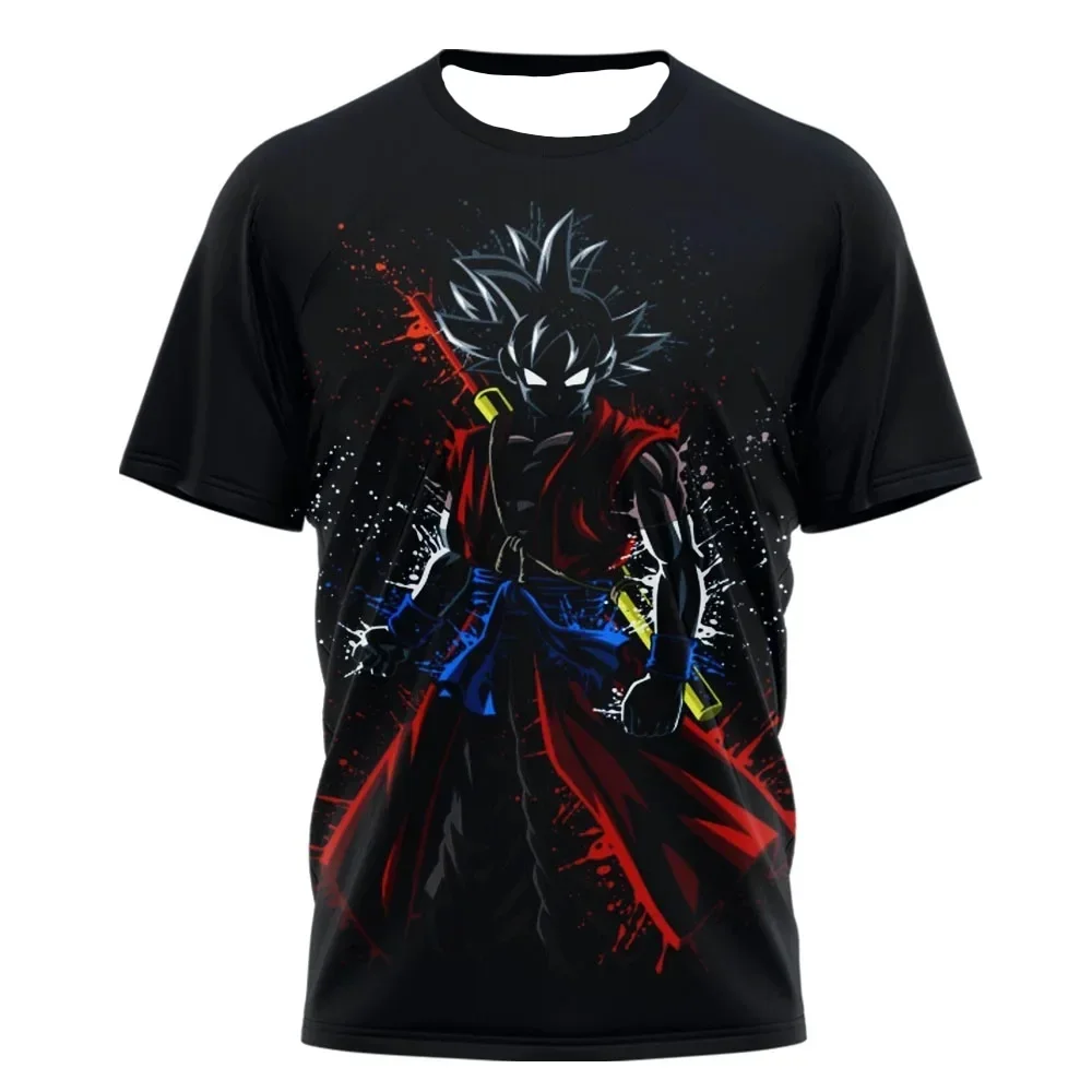 2026 Dragon Ball Anime 3D Printed Oversized T-shirt Suitable for Both Men and Women Street Wear New Anime Fans Daily Casual Wear
