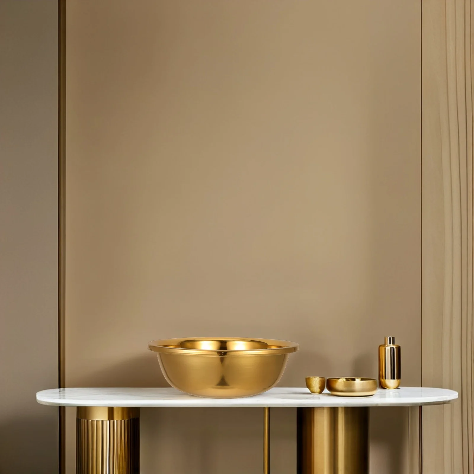 

Thick Stainless Steel Basin 20Cm Large Flat Bottom Anti-Slip Kitchen Vegetable Washing Bowl For Rice Fruit Mixing Salad