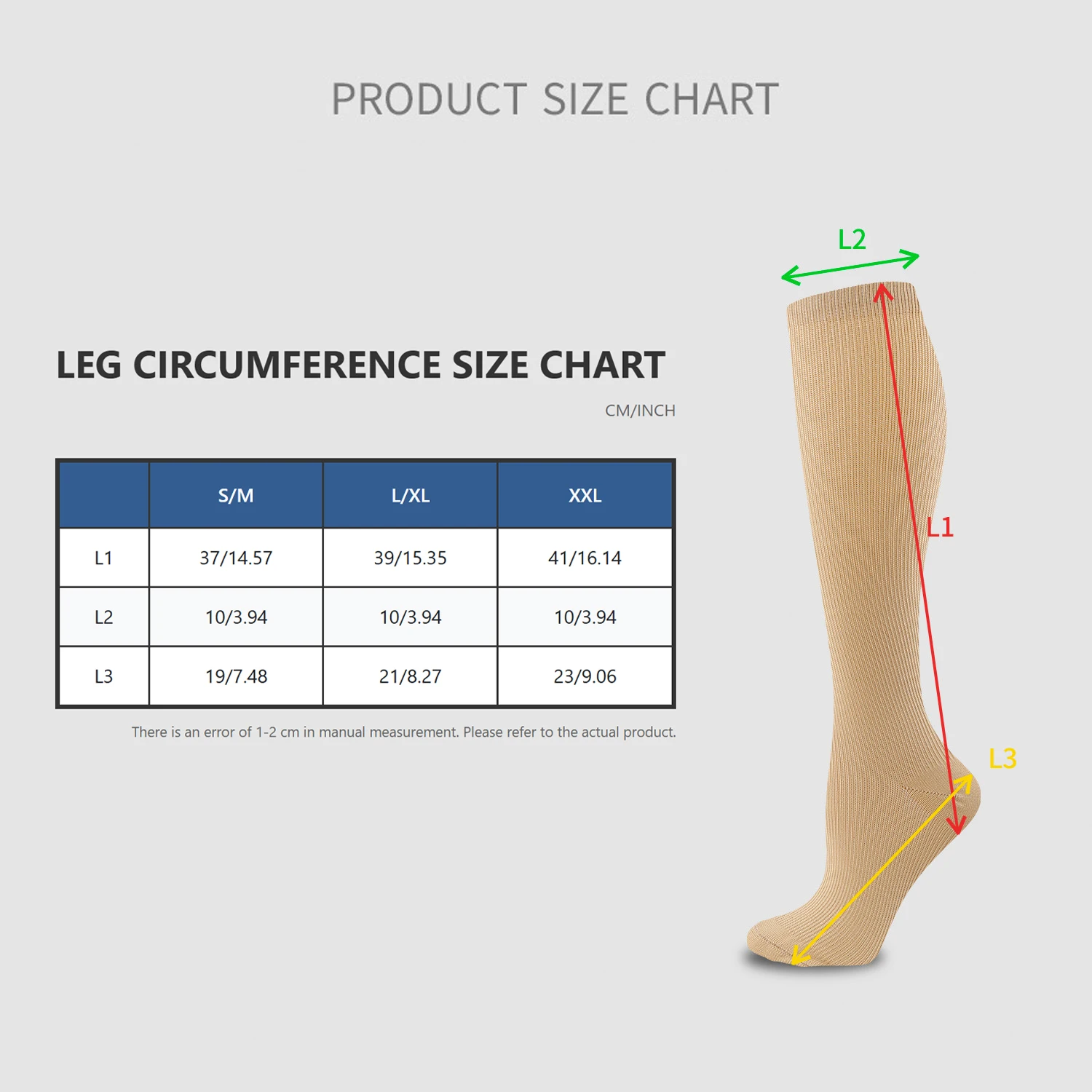 Cross Border Long Tube Compression Socks Elastic Cycling Socks For Men Women Outdoor Fitness Running Sports Calf Support Socks view 4
