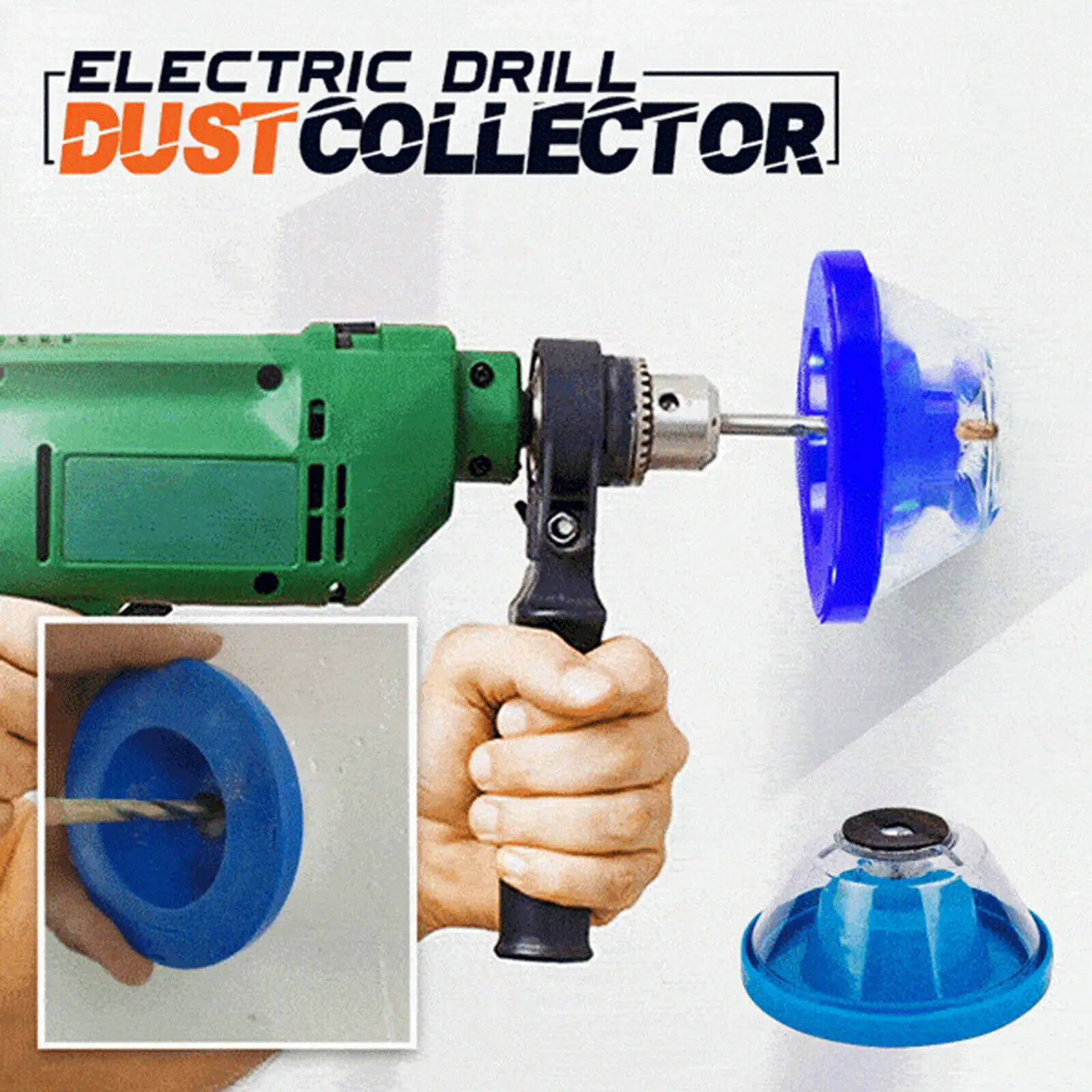 Electric Drill Dust Collector Catcher Attachment Debris Box Fits Most Drills Diameter 4-10mm Must Have Drilling  Accessory