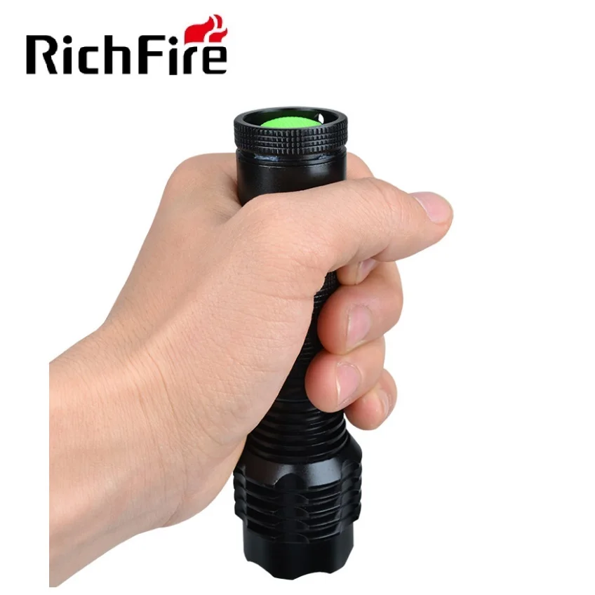 Richfire-Lampe de poche LED pour camping et autodéfense, éclairage extérieur avec Nitecore, batterie 3400mAh 18650, SF124, T6 1100strada