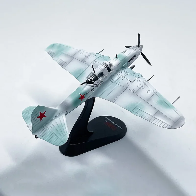 1/72 مقياس روسيا Ilyushin IL-2 Shturmovik IL II IL 2 طائرة مقاتلة طبق الاصل لعبة مجسمة لجمع العرض #5