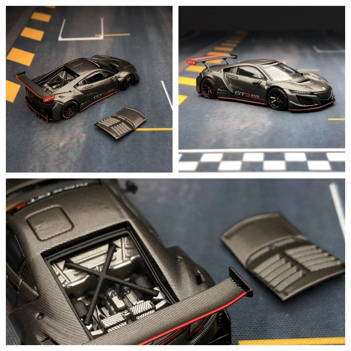 

Poprace 1/64 NSX GT3 EVO22 JDM Diecast Model Car Collection Limited Edition
