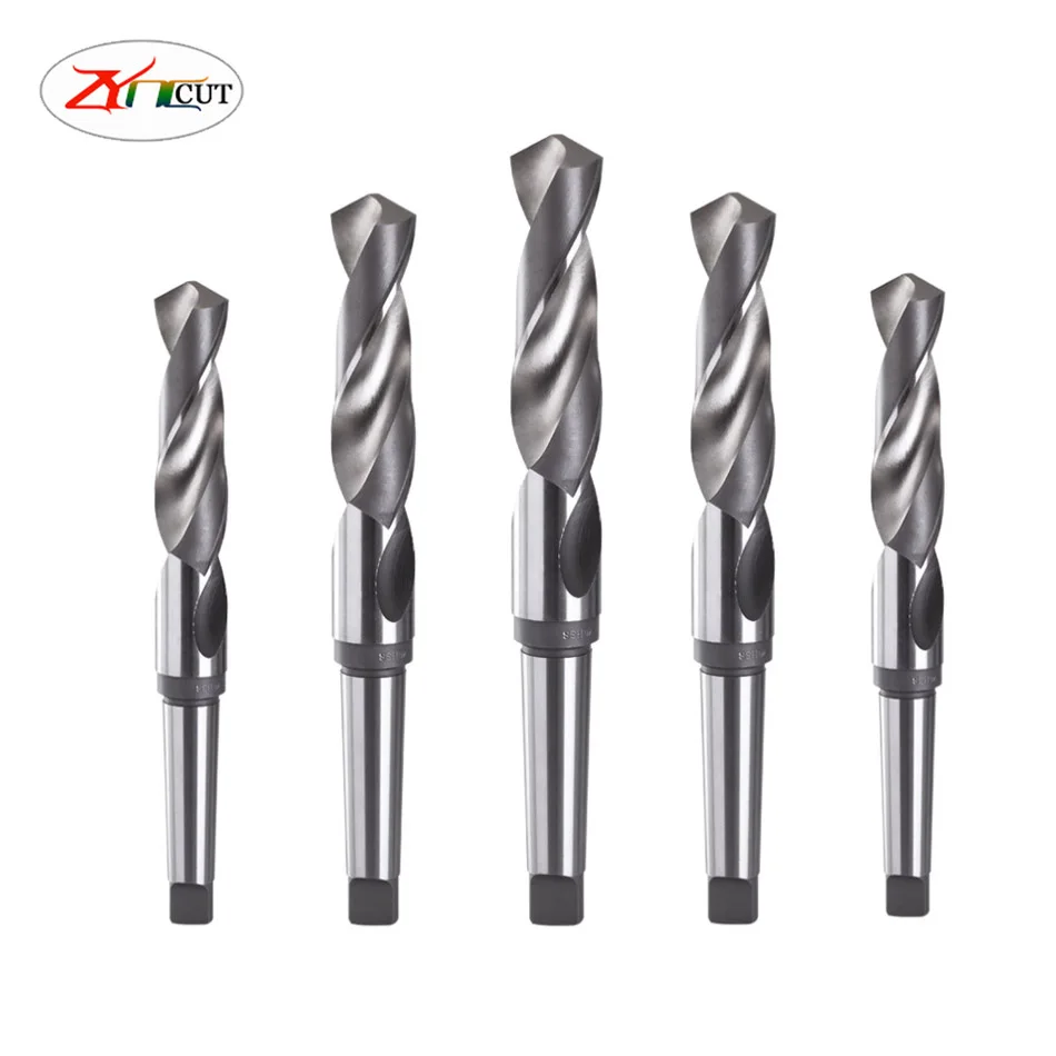 HSS Reaming Drill 13 14 15 16 17 18 19 20 25 30 35 40 45 50-80mm High Speed Steel Morse 1 2 3 4 5 6# Taper Shank Twist Drill Bit