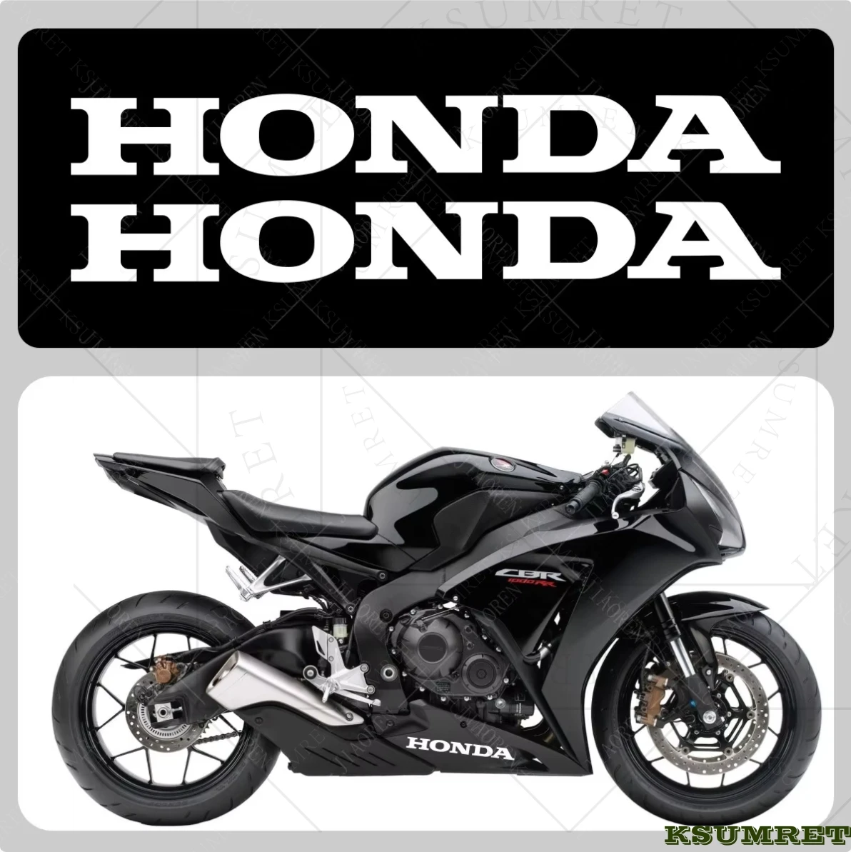 For Honda Sticker Motorcycle Logo Decals