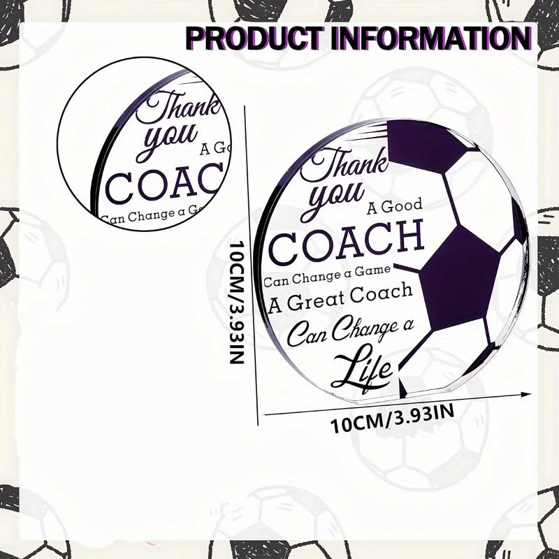 هدايا مدرب كرة القدم من الأكريليك، هدايا شكرًا لك للمدربين، ديكور مكتب المكتب، هدية تقدير، هدية مدرب نهاية الموسم #2