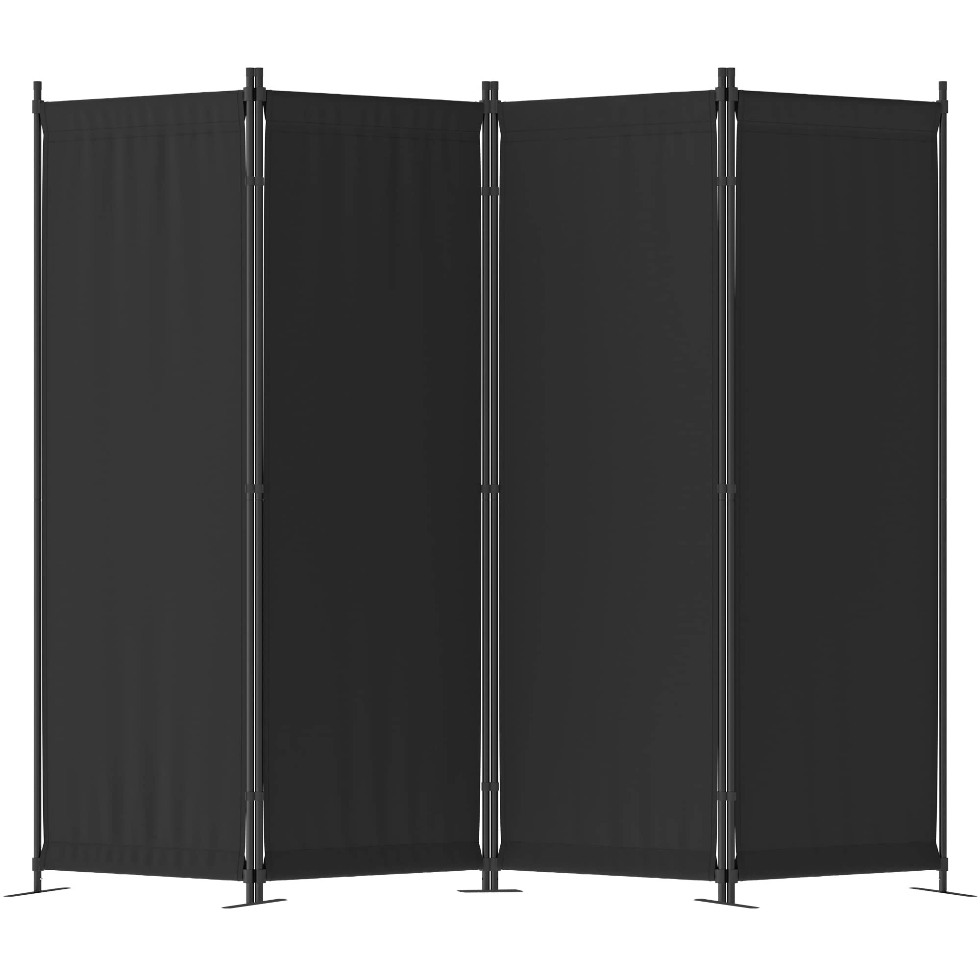 

Room Divider, Folding Privacy Screens, 4 Panel Room Partitions, 88" Foldable Wall Dividers, Portable Separating for Home Office