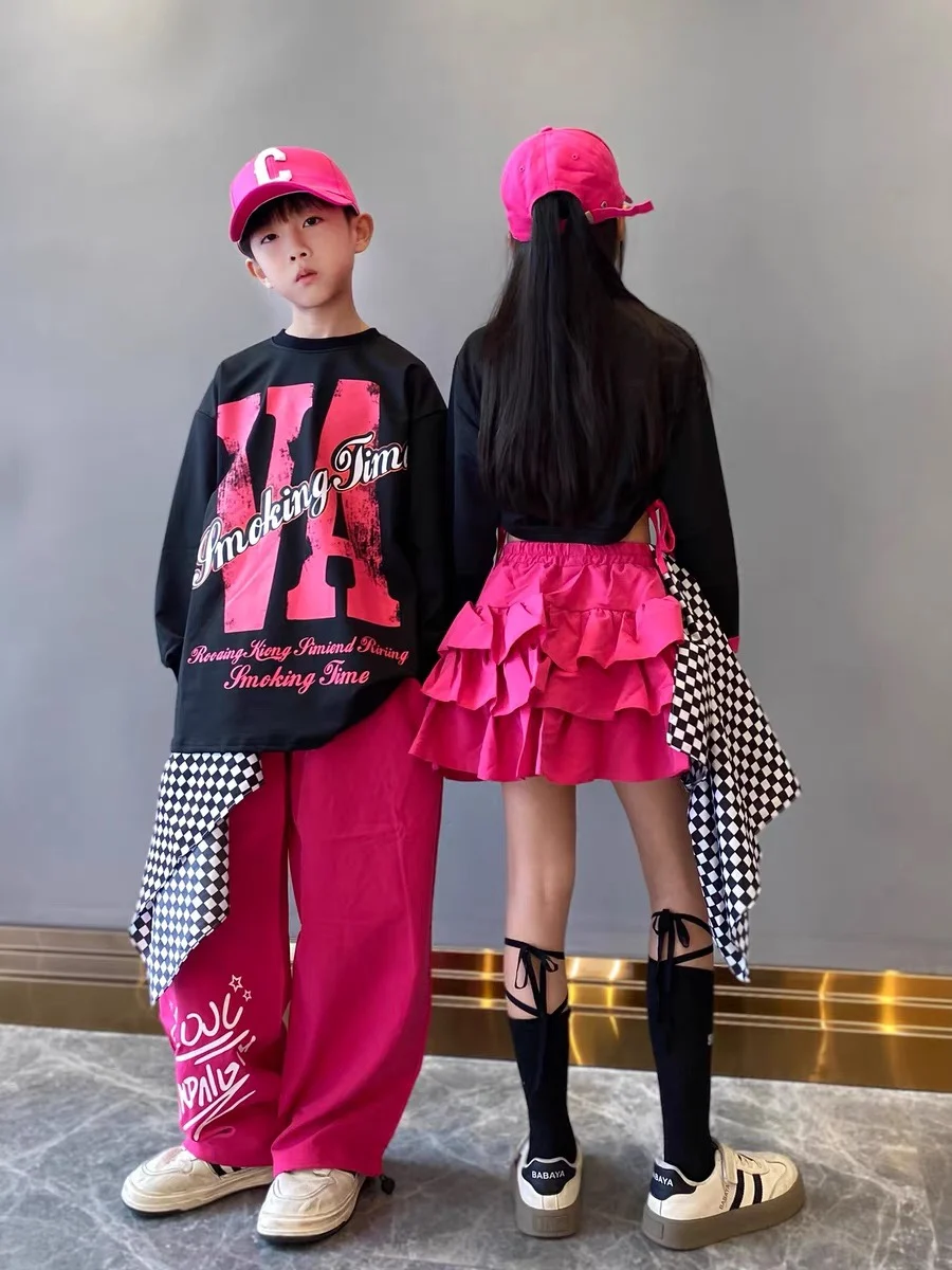 Children's Hip-hop Street Dance Performance Costumes, Boys' Hip-hop Runway Costumes, Girls' Jazz Dance Performance Costumes