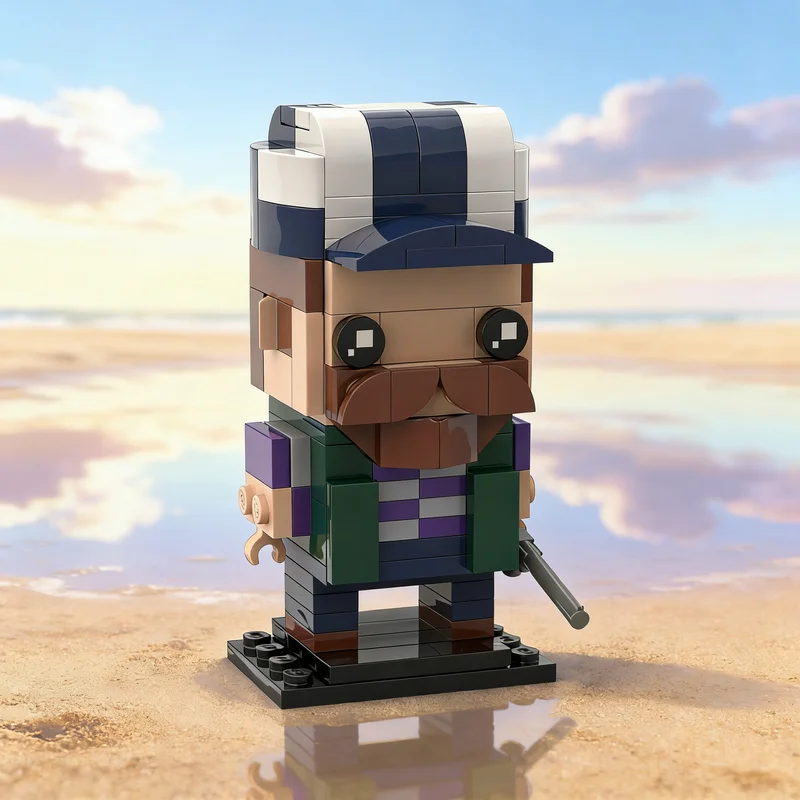 

139pcs MOC Bobby Singer Supernatural BrickHeadz Model Building Christmas Gift Blocks Toy Architecture Assemble DIY Creative Idea