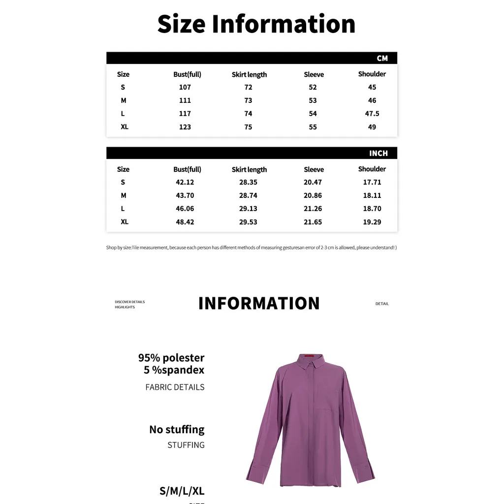 Top da donna 2025 Autunno Viola Top a maniche lunghe in puro cotone Comodo top semplice per pendolari