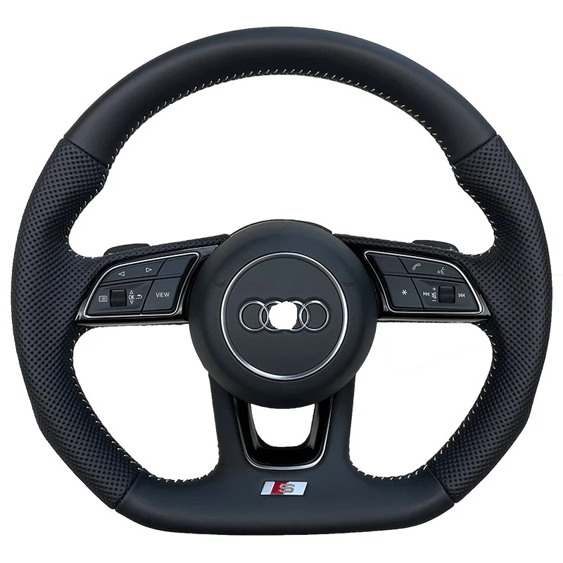 Made In China Black Color Car Steering Wheel For Audi-A4 A5 A6 Steering Wheel Custom