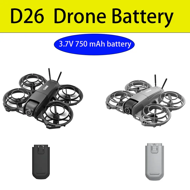 D26 Drone Battery Original 3.7V 750mAh Battery For D26 Mini Drone Wholesale