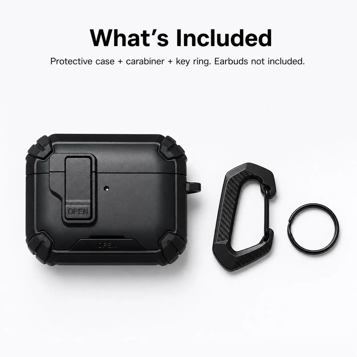 for AirPods Pro 3 /Pro 2/Pro/4 Magnetic Automatic Lock Case with Phone Stand&Keychain Compatible with Magsafe for AirPods 4/Pro3