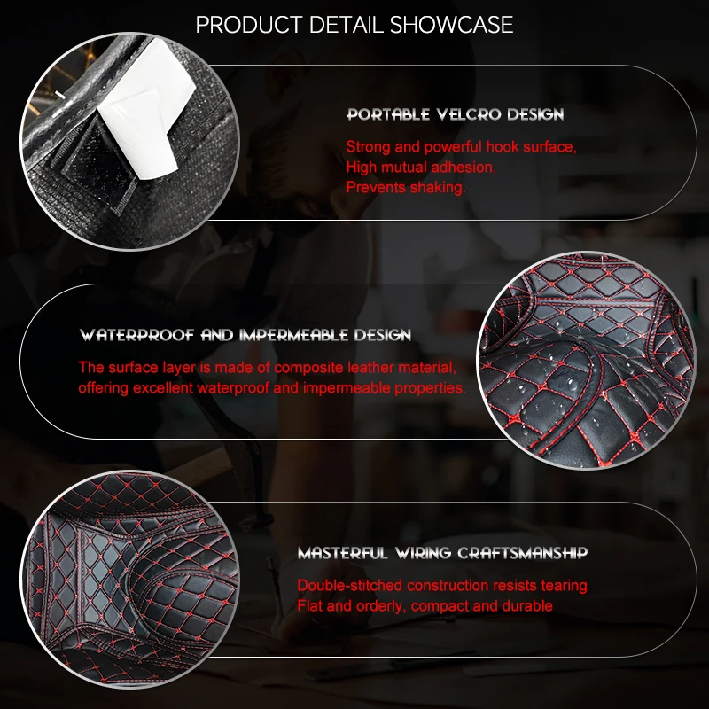 Für TMAX530 DX SX 17-19 TMAX560 TECH MAX TMAX 21-25 Motorrad Hinten Trunk Cargo Liner schutz PU Leder Sitz Eimer Pad