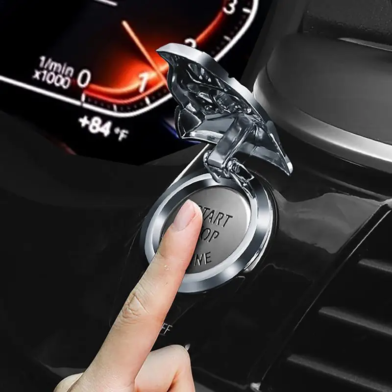 Interior Starter Ring Car Start Button Ring Decoration Car Engine Decoration For RVs Trucks SUVs And Most Cars