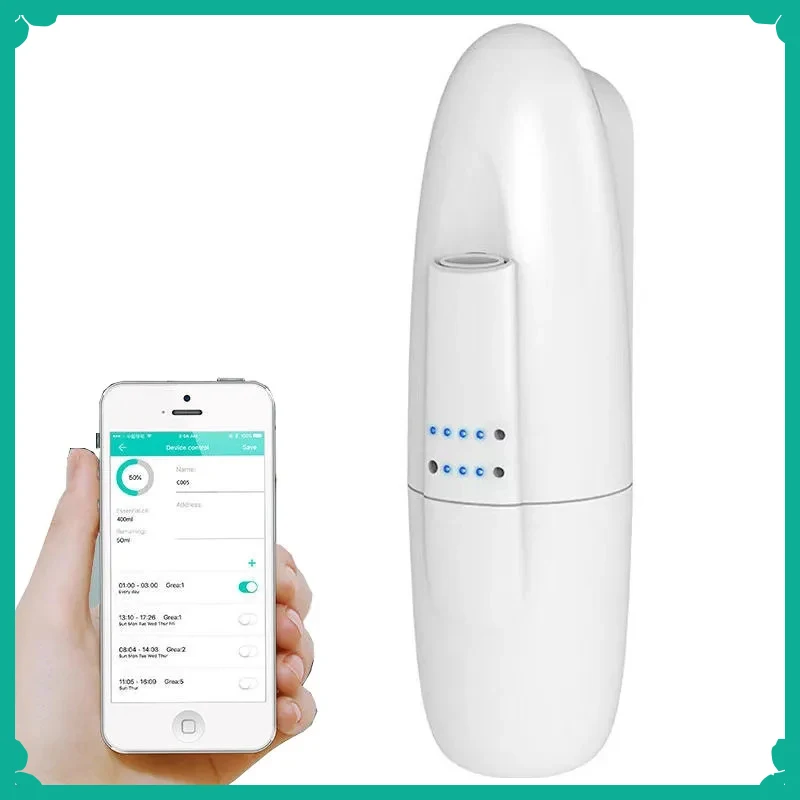 Difusor de Aroma inteligente, máquina de aromaterapia, ambientador para el hogar, Control por aplicación Bluetooth