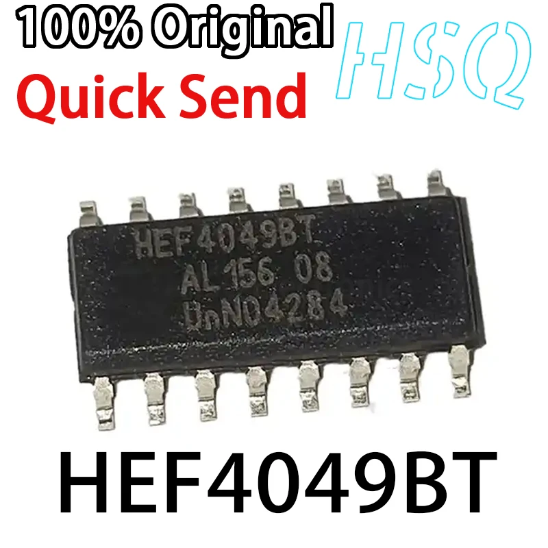 10PCS Original HEF4049 HEF4049BT SOP16 Chip Buffer Driver IC Chip in Stock