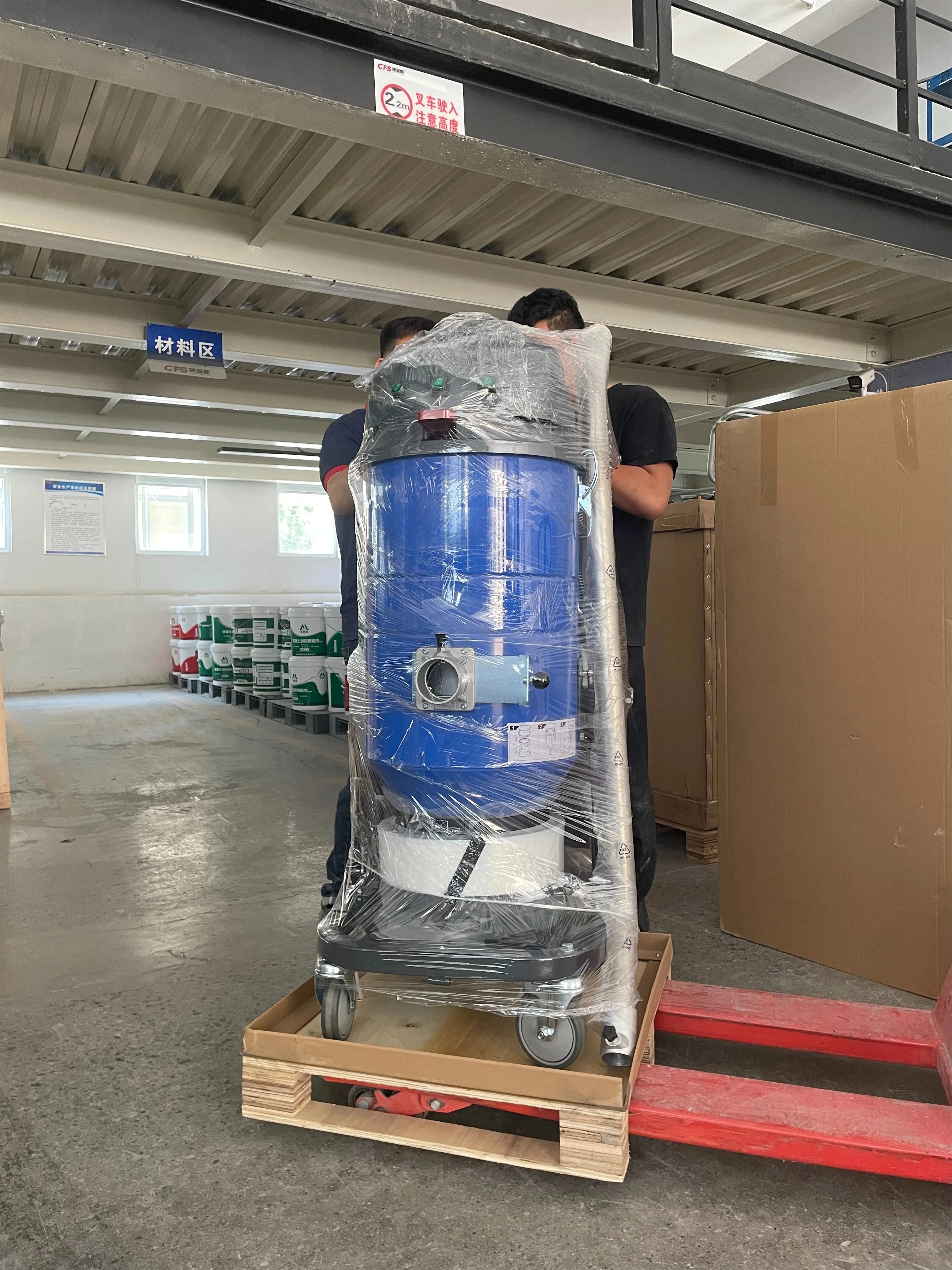 Safety Certified Continuous Bagging Industrial Vacuum Cleaner Cement Dust Debris Removal Equipment