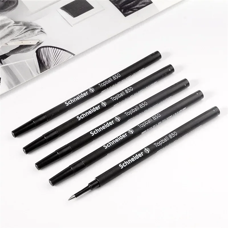 

Hot Schmidt Neutral 0.5mm Black Pen Core European Standard G5 Pen Refill Office Supplies Back To School F Nib Writing Gel Pen Re