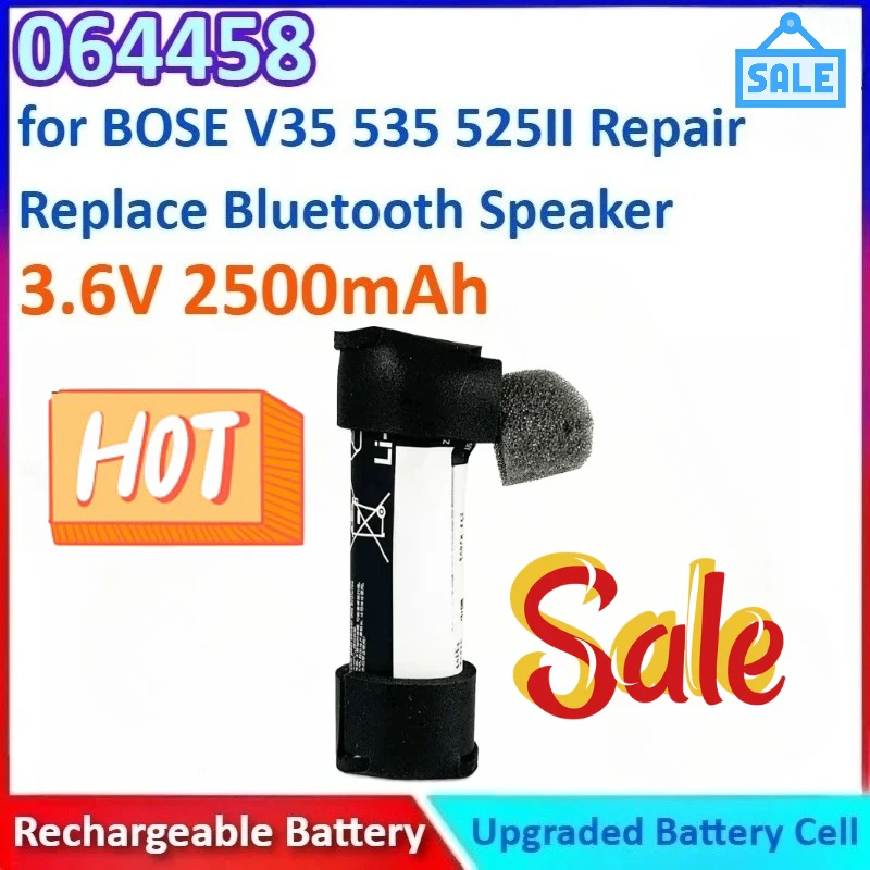 

New 2500mAh 3.6V 064454 064458 064451 Rechargeable Battery for BOSE 525II 520II T20 V35 535 Repair Replace Bluetooth Speaker