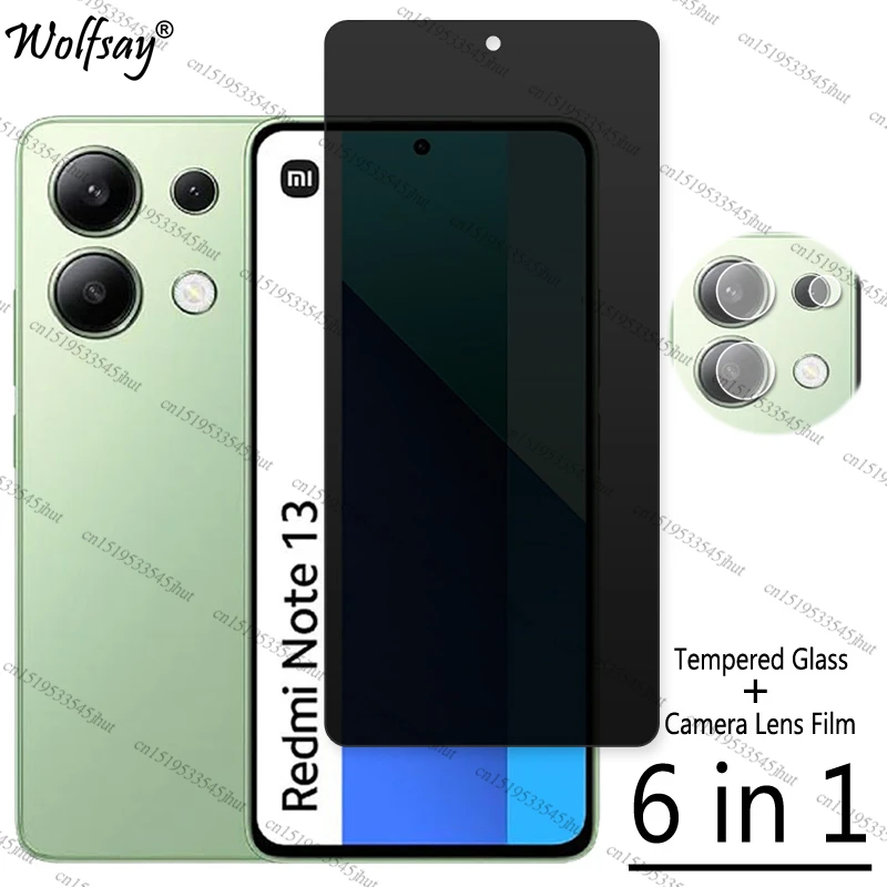 

Privacy Screen Protector For Redmi Note 13 4G Anti-Spy Tempered Glass Redmi Note 13 4G Camera Glass For Redmi Note 13 4G Glass